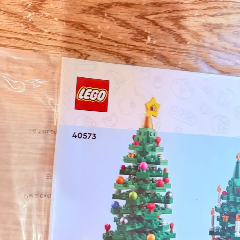 New Lego Christmas Tree 40573 Manual ONLY, Both Manuals Lot 02 No Bricks